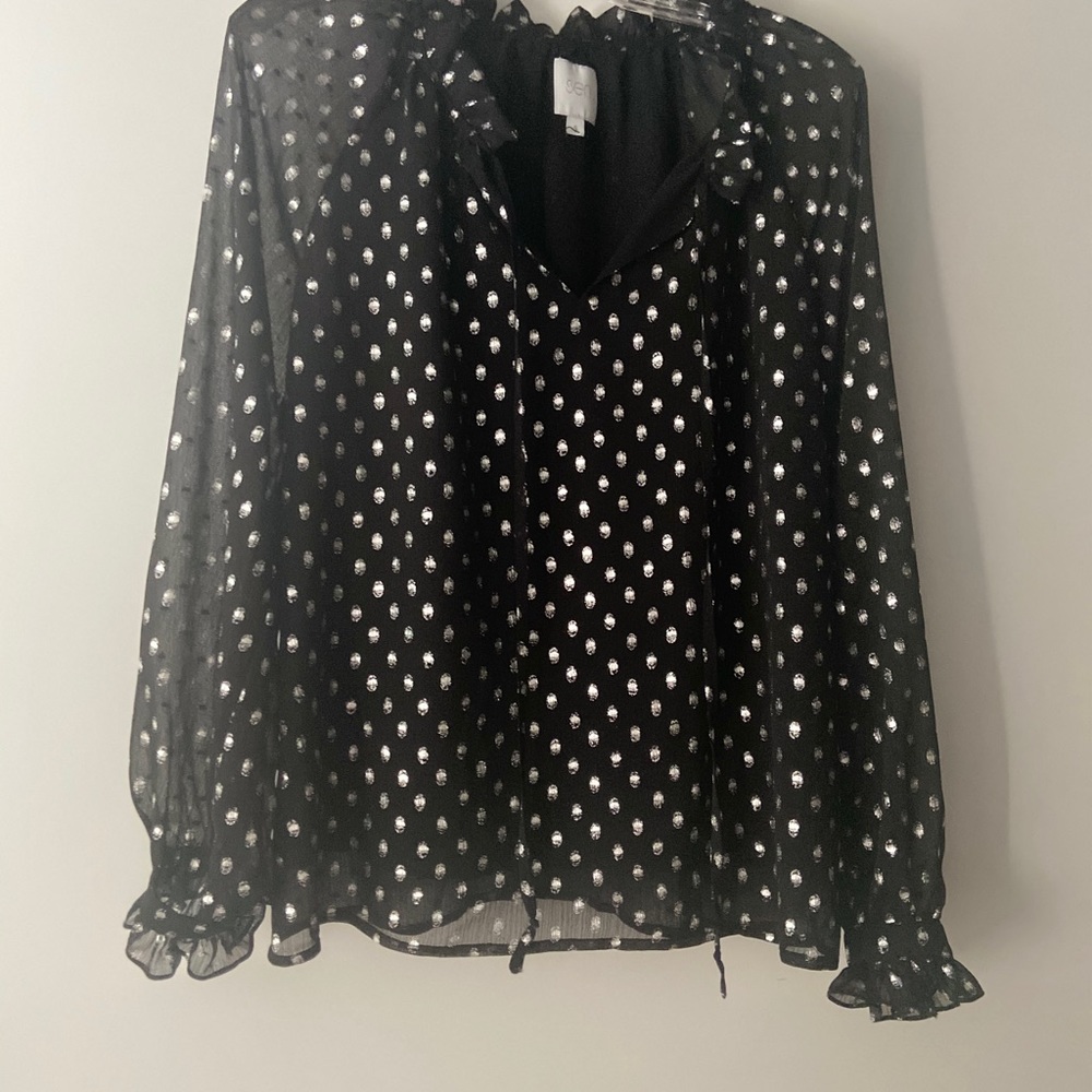 SEN drawstring blouse